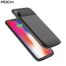 Load image into Gallery viewer, ROCK 6000mAh Power Bank Case for iPhone X, Ultra Slim External Backup Battery Charger Case for iphone X