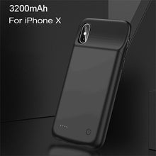 Load image into Gallery viewer, Battery Case For iPhone X XR XS XSmax,USAMS 4000mAh External Battery Charger Case Backup Power Bank Portable Power Charging Case