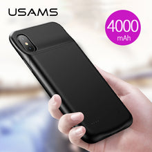 Load image into Gallery viewer, USAMS  Smart Battery Case Charger  For iPhone XR XS Max,Battery Case External Power Bank Backup Powerbank for iPhone X XS
